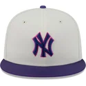 new-era-flat-brim-59fifty-clr-dvlp-new-york-yankees-mlb-beige-and-purple-fitted-cap