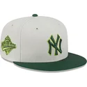 new-era-flat-brim-59fifty-clr-dvlp-new-york-yankees-mlb-beige-and-green-fitted-cap