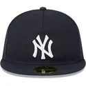 new-era-flat-brim-59fifty-retro-crown-a-frame-easy-new-york-yankees-mlb-navy-blue-fitted-cap