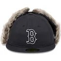 new-era-flat-brim-59fifty-winter-dog-ear-boston-red-sox-mlb-black-fitted-cap