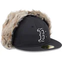 new-era-flat-brim-59fifty-winter-dog-ear-boston-red-sox-mlb-black-fitted-cap