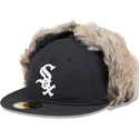 new-era-flat-brim-59fifty-winter-dog-ear-chicago-white-sox-mlb-black-fitted-cap