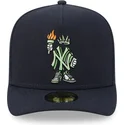 new-era-curved-brim-59fifty-a-frame-cartoon-new-york-yankees-mlb-navy-blue-fitted-cap