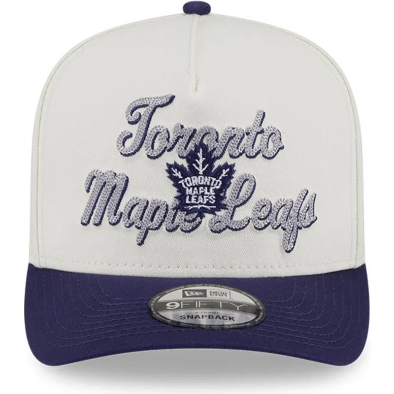 snapback-9fifty-a-frame-chainstitch-toronto-maple-leafs-nhl-new-era