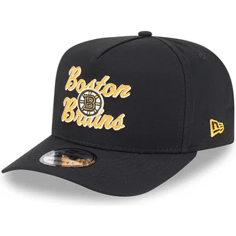 Καπέλα καμπύλη μαύρο snapback 9FIFTY A Frame Chainstitch από Boston Bruins NHL από New Era
