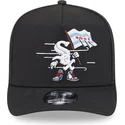 new-era-curved-brim-9fifty-a-frame-cartoon-chicago-white-sox-mlb-black-snapback-cap
