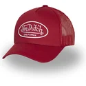 von-dutch-lof-b38-red-adjustable-trucker-hat
