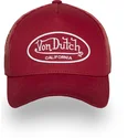 von-dutch-lof-b38-red-adjustable-trucker-hat