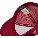 von-dutch-lof-b38-red-adjustable-trucker-hat