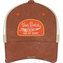 von-dutch-mac11-brown-and-beige-trucker-hat