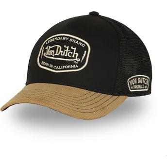 Καπέλα καμπύλη μαύρο snapback SEM02 από Von Dutch