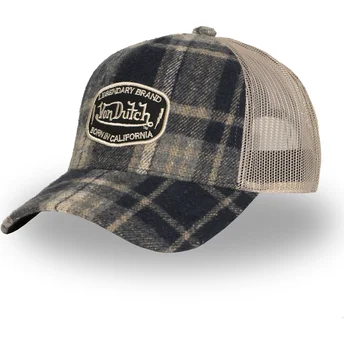 Καπέλα καμπύλη μπλε snapback CAR07 από Von Dutch