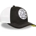capslab-rick-sanchez-rem6-glo-rick-and-morty-black-and-white-trucker-hat