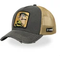 capslab-joe-dalton-lck-joe-lucky-luke-grey-trucker-hat