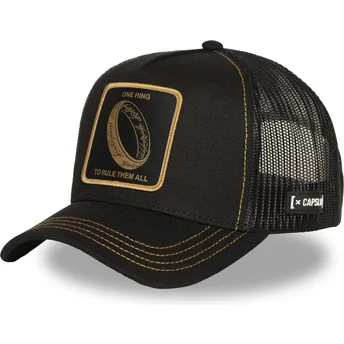Καπέλα καμπύλη μαύρο snapback LOTR RIN Μοναδικό Δαχτυλίδι Ο Άρχοντας των Δαχτυλιδιών από Capslab