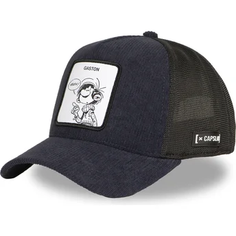 Capslab Gaston Lagaffe GLG2 GBD Navy Blue and Black Trucker Hat