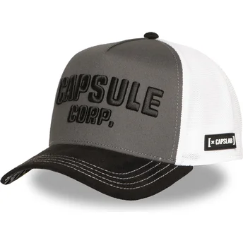 Capslab Capsule Corporation DBZ10 CAP Dragon Ball Black and White Trucker Hat