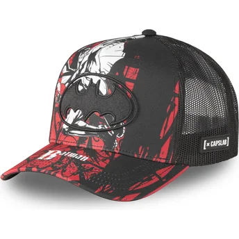 Καπέλα καμπύλη μαύρο snapback DC10 GRA CT Batman DC Comics από Capslab