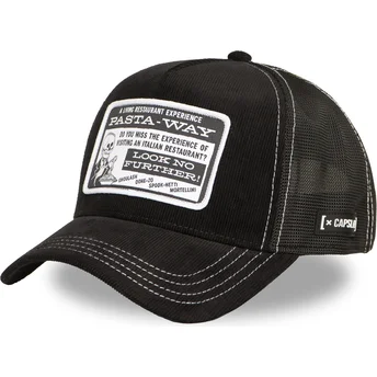 Capslab Pasta-way BTJ PAS Beetlejuice Black Trucker Hat