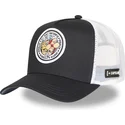 capslab-asterix-obelix-and-dogmatix-ast2-crw-asterix-the-gaul-black-and-white-trucker-hat