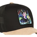 capslab-maleficent-dark-power-sp-pri3-disney-black-and-brown-trucker-hat