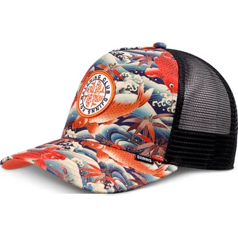 Καπέλα καμπύλη πολύχρωμο snapback Koi Watching Club HFT από Djinns
