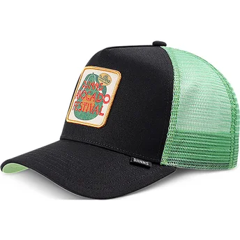 Καπέλα καμπύλη μαύρο snapback Avocado Festival HFT από Djinns