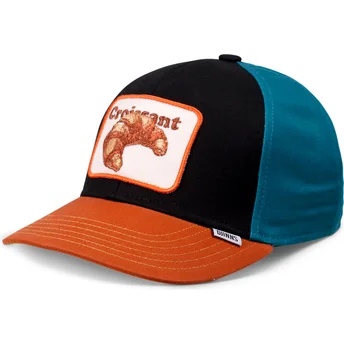 Καπέλα καμπύλη πολύχρωμο snapback για παιδιά Food Croissant Basic από Djinns