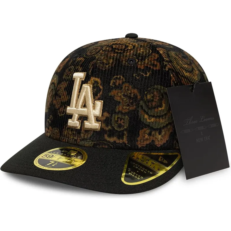 59fifty-low-profile-floral-cord-three-looms-printed-corduroy-los-angeles-dodgers-mlb-new-era