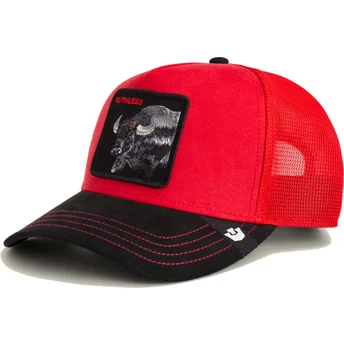Καπέλα καμπύλη κόκκινο snapback Ruthless Buffalo Suede The Farm Goorin Bros.