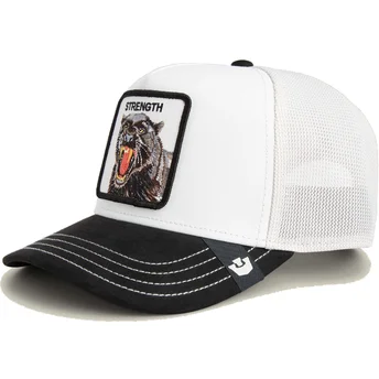 Καπέλα καμπύλη μαύρο snapback Strength Panther Suede The Farm Goorin Bros.