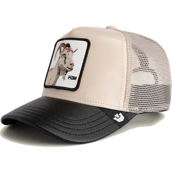 Καπέλα καμπύλη μπεζ snapback Him Courtside The Farm Goorin Bros.