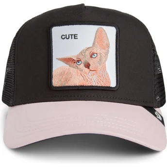 Καπέλα καμπύλη μαύρο snapback Cute The Sphynx Sport The Farm Goorin Bros.