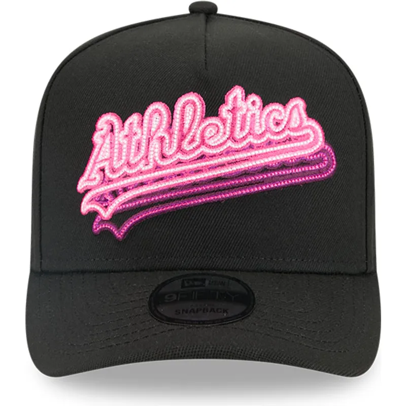 snapback-9fifty-a-frame-neon-oakland-athletics-mlb-new-era