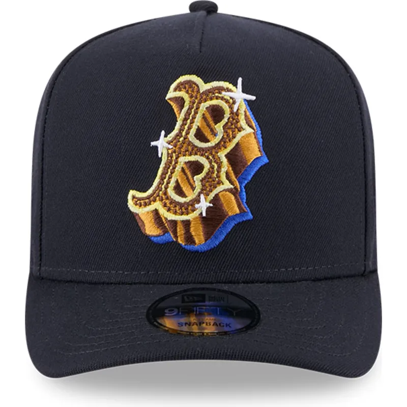snapback-9fifty-a-frame-emblem-boston-red-sox-mlb-new-era