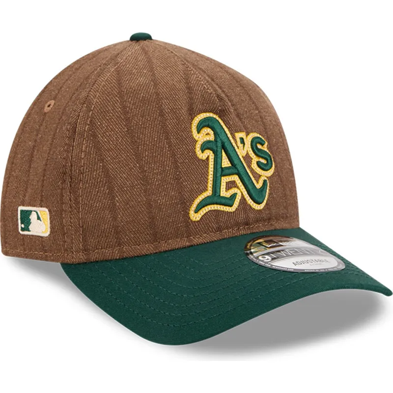 9twenty-a-frame-wool-pinstripe-oakland-athletics-mlb-new-era