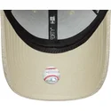 new-era-curved-brim-9forty-melton-wool-new-york-yankees-mlb-beige-snapback-cap