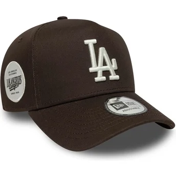 Καπέλα καμπύλη καφέ snapback 9FORTY E Frame Side Patch από Los Angeles Dodgers MLB από New Era