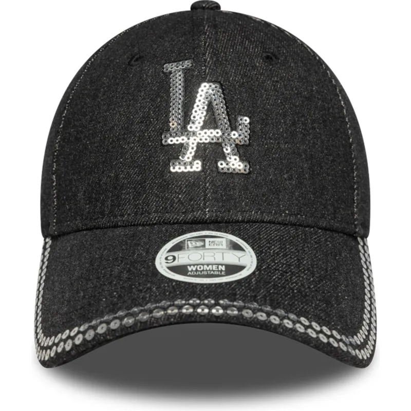 9forty-sequin-denim-los-angeles-dodgers-mlb-new-era