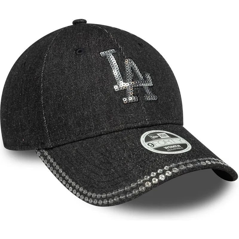 9forty-sequin-denim-los-angeles-dodgers-mlb-new-era