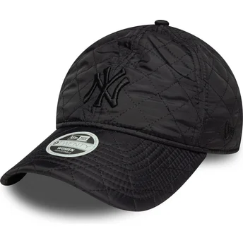 Καπέλα καμπύλη μαύρο ρυθμιζόμενη ταινία 9TWENTY Padded από New York Yankees MLB από New Era