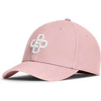 Καπέλα καμπύλη ροζ ρυθμιζόμενη ταινία Baseball Peach OBL056 από Oblack