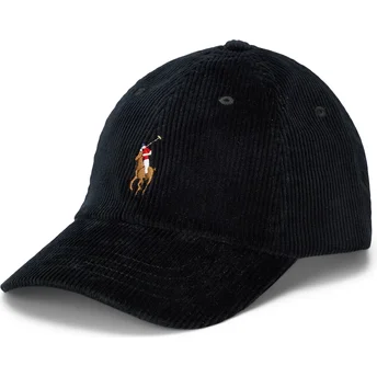 Καπέλα καμπύλη μαύρο ρυθμιζόμενη ταινία Classic Sport Corduroy από Polo Ralph Lauren