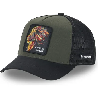 Καπέλα καμπύλη μαύρο snapback Natural Mystik MYS Λιοντάρι Beasts από Capslab