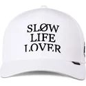 djinns-curved-brim-truefit-slow-life-lover-white-adjustable-cap