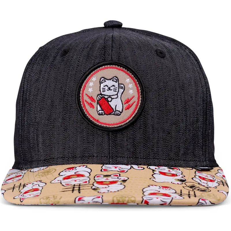 snapback-lucky-cat-linen-rev-djinns