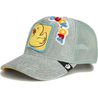 Καπέλα καμπύλη γκρι snapback Duck Off Ducking Autocorrect Happy Thoughts The Farm Goorin Bros.