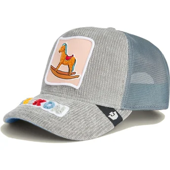 Καπέλα καμπύλη γκρι snapback Rock On Hobby Horse Happy Thoughts The Farm Goorin Bros.