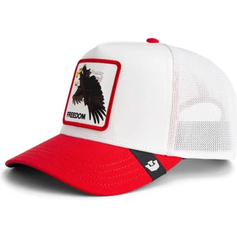 Καπέλα καμπύλη λευκό snapback Freedom Elgae Flip Side 2 The Farm Goorin Bros.