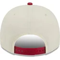 new-era-curved-brim-9fifty-a-frame-precurved-hardwood-classics-denver-nuggets-nba-beige-and-red-snapback-cap